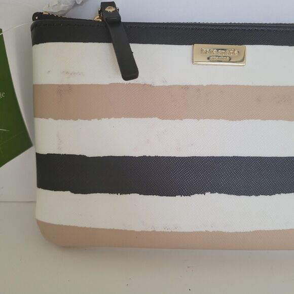 Kate Spade Lolly Grant Street Grainy Vinyl Bag Wristlet Clutch Wallet New Defect - Picture 4 of 7